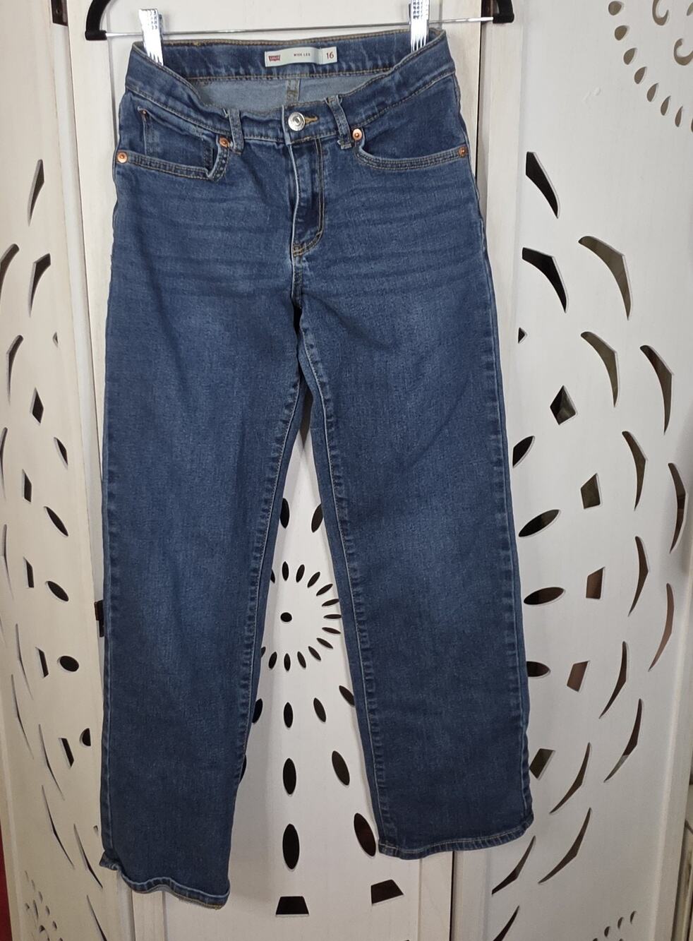 Levis Wide Leg Girls Size Regular Fit Size 16